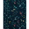 Badhanddoek Set/3 Les Fleurs Donker 55X100 Cm