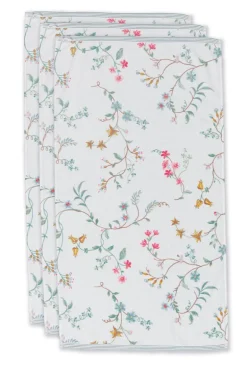 Badhanddoek Set/3 Les Fleurs 55X100 Cm