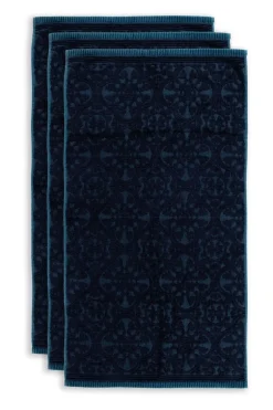 Badhanddoek Set/3 Tile De Pip Donker 55X100 Cm