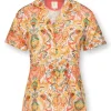 Blouse Korte Mouw Kyoto Festival Geel