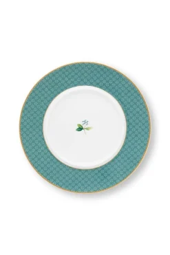 Blushing Birds Botervloot Rond Blue