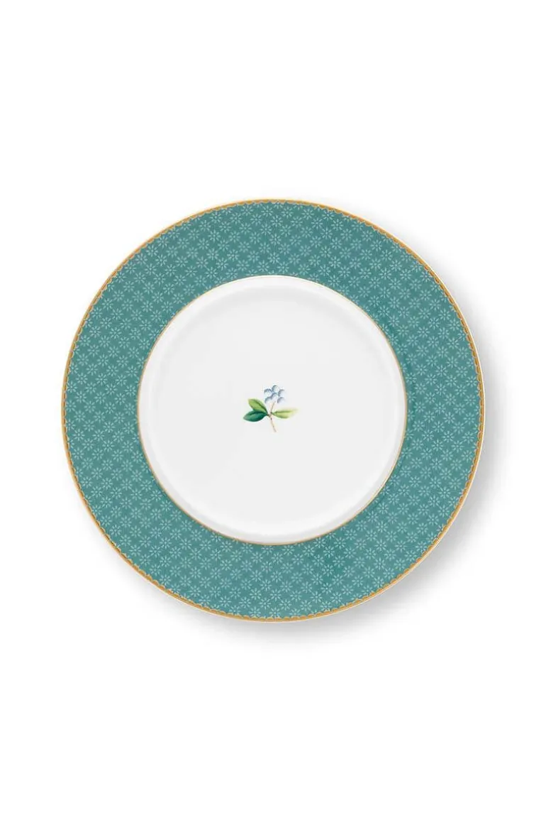 Blushing Birds Botervloot Rond Blue