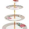 Blushing Birds Etagere 3 Laags Khaki