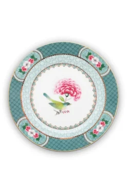 Blushing Birds Gebaksbord Blauw 17 Cm