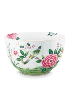 Blushing Birds Grote Kom Wit 23 Cm