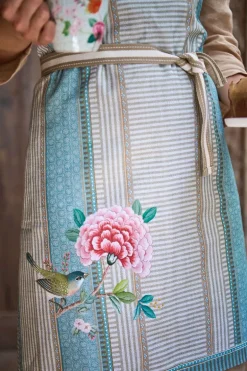 Blushing Birds Keukenschort Blauw