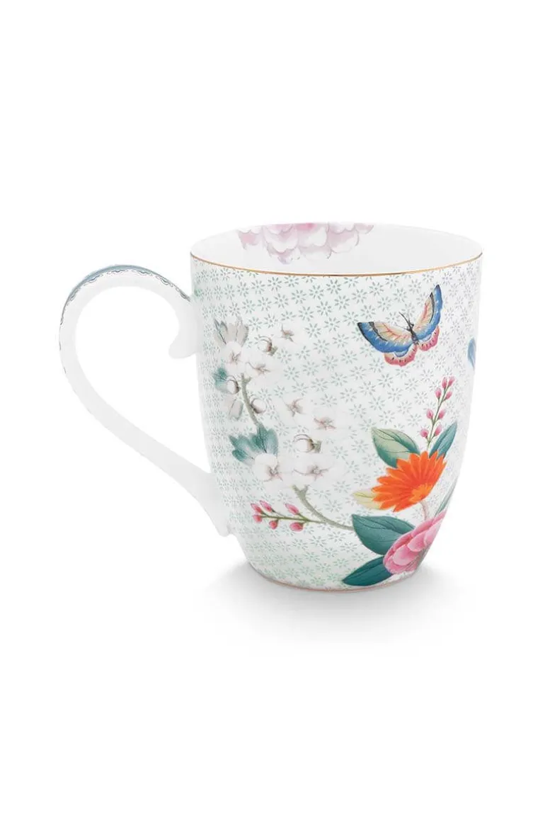 Blushing Birds Mok Xl White