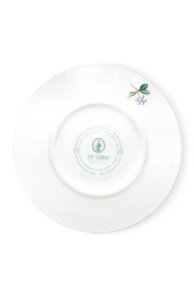 Blushing Birds Set/2 Espresso Kop & Schotel