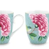 Blushing Birds Set/2 Mokken Groot