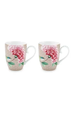Blushing Birds Set/2 Mokken Groot