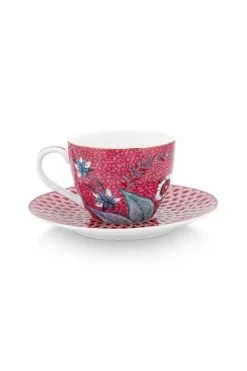 Flower Festival Espresso Kop & Schotel Donker