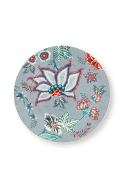 Flower Festival Gebaksbord Licht 17 Cm