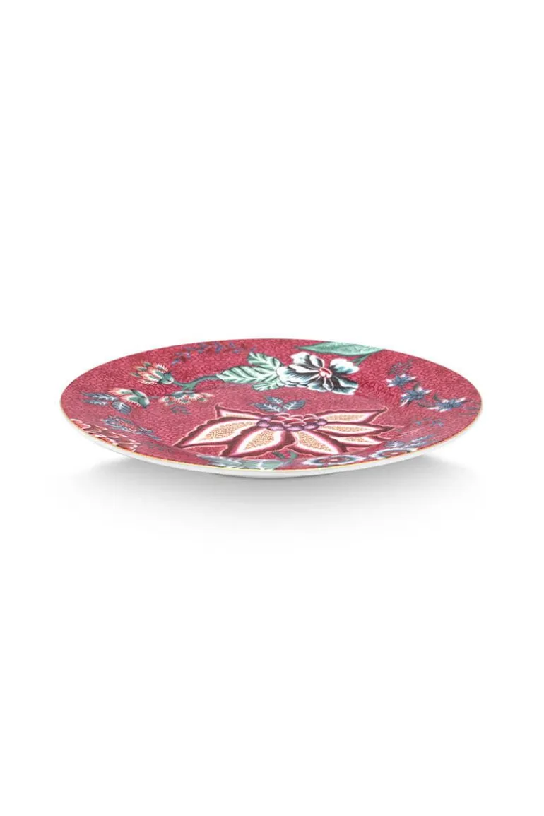 Flower Festival Gebaksbord Donker 17 Cm