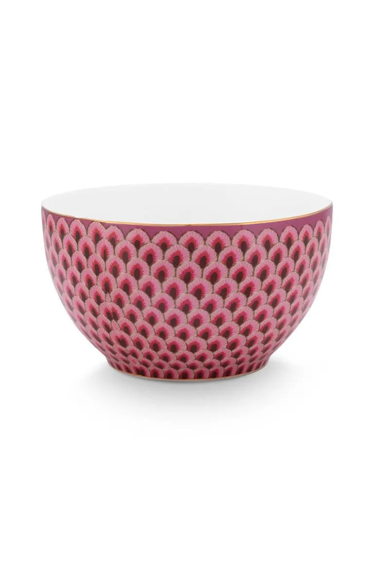 Flower Festival Kom Rood/Donker 9.5 Cm