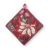 Flower Festival Pot Holder Square Dark Pink