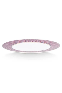 Flower Festival Set/4 Dinerborden Rood/Licht 26.5Cm