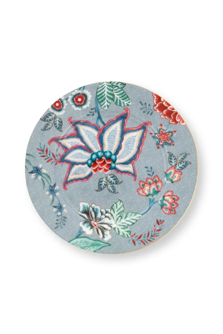 Flower Festival Set/4 Gebaksborden Licht 17Cm