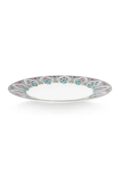 Flower Festival Set/4 Ontbijtborden Licht 21Cm