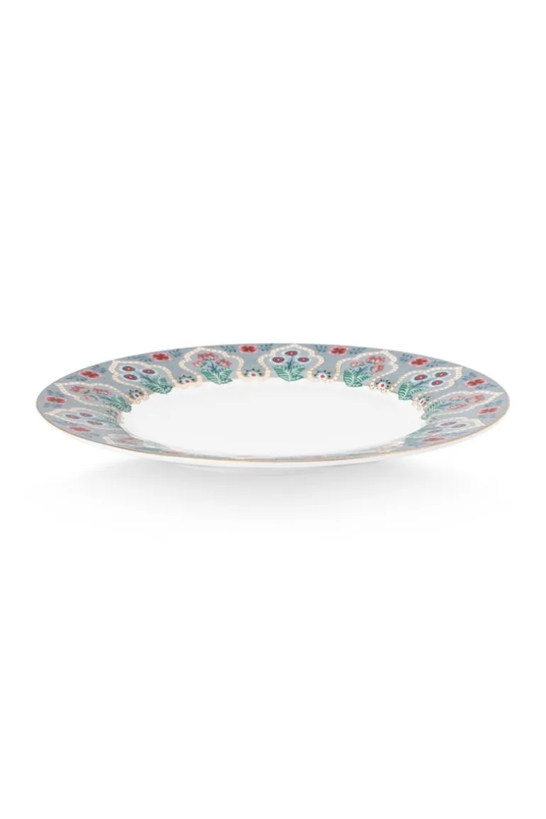 Flower Festival Set/4 Ontbijtborden Licht 21Cm