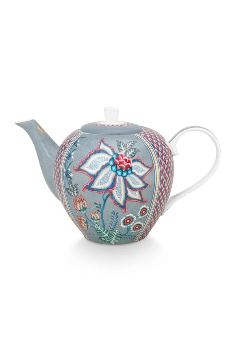 Flower Festival Theepot Groot Licht