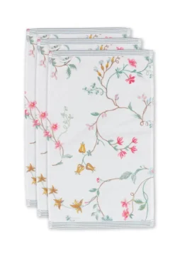 Gastendoek Set/3 Les Fleurs 30X50 Cm
