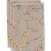 Gastendoek Set/3 Les Fleurs 30X50 Cm