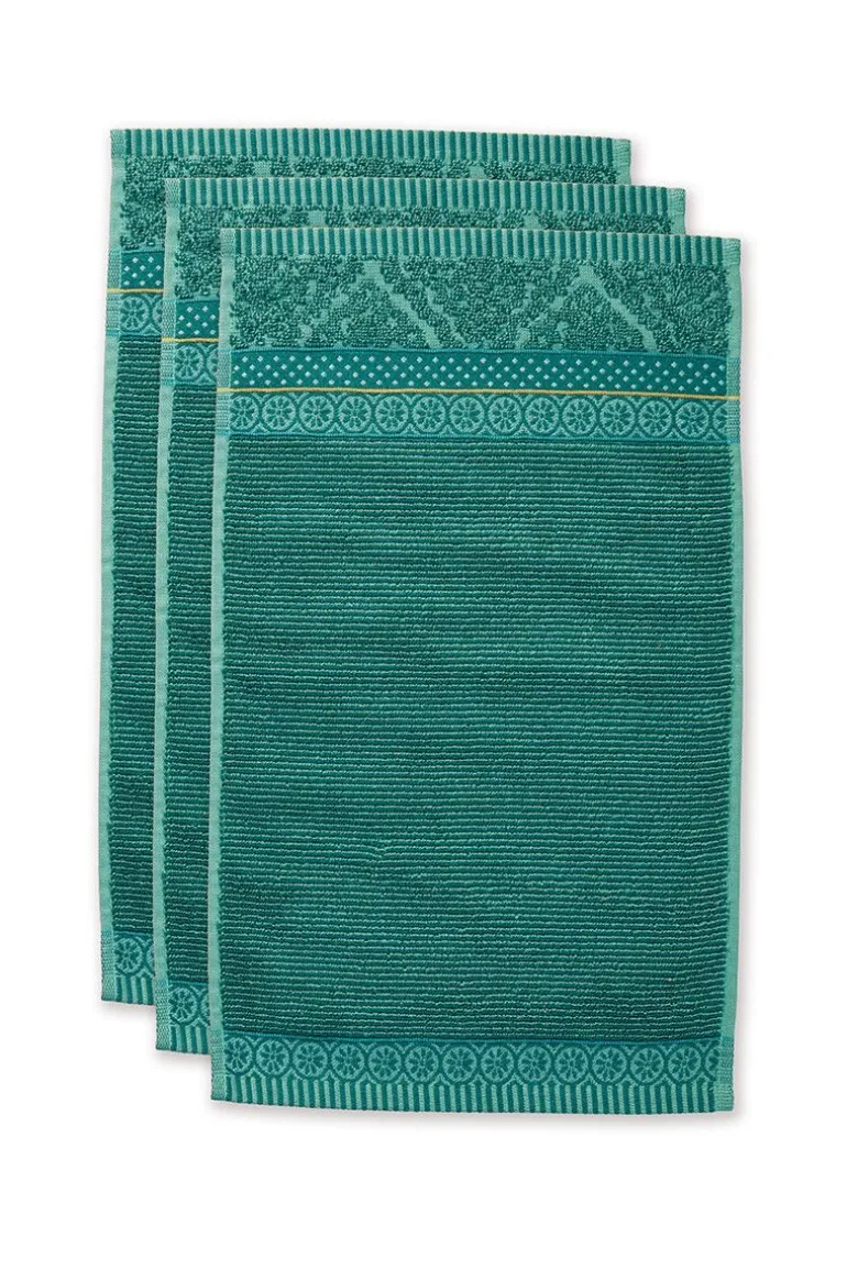 Gastendoek Set/3 Soft Zellige 30X50 Cm