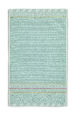 Gastendoek Set/3 Soft Zellige Blue 30X50 Cm