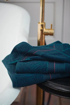 Gastendoek Set/3 Soft Zellige Donker 30X50 Cm