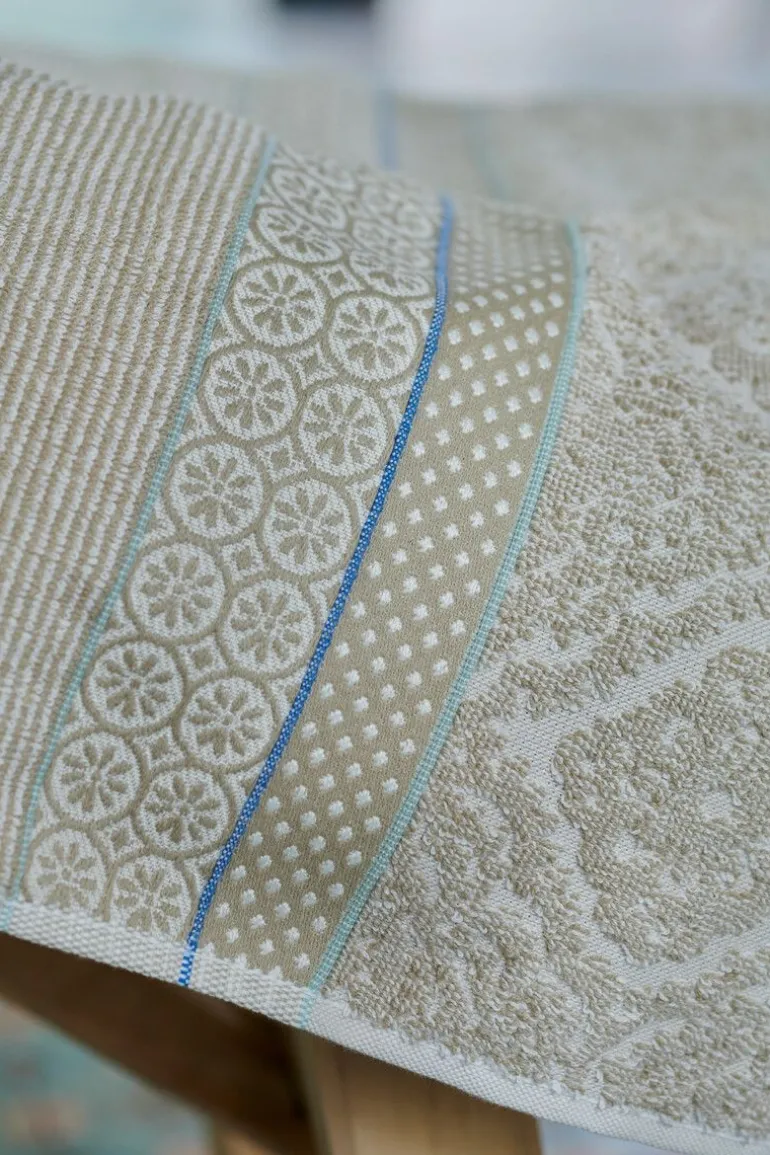 Gastendoek Set/3 Soft Zellige 30X50 Cm