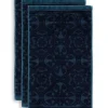 Gastendoek Set/3 Tile De Pip Donker 30X50 Cm