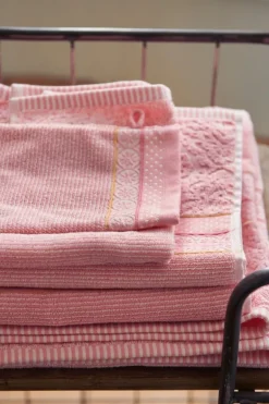 Grote Handdoek Soft Zellige Roze 70X140 Cm
