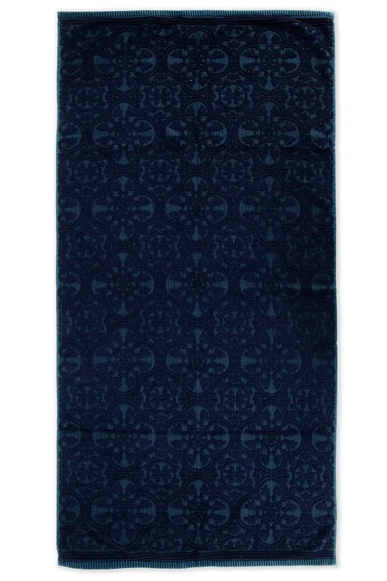 Grote Handdoek Tile De Pip Donker 70X140 Cm