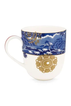 Heritage Mok Klein Grens Blauw