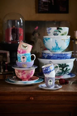 Heritage Mok Klein Grens Blauw