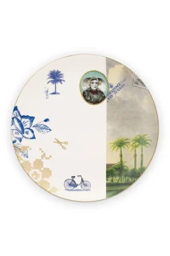 Heritage Ontbijtbord Palm Wit 20 Cm