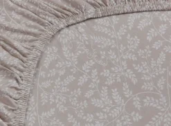 Hoeslaken Leafy Khaki
