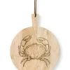 Houten Plateau Krab Rond