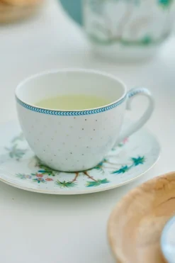 Jolie Cappuccino Kop & Schotel Dots Gold