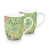 Jolie Set/2 Mokken Klein Bloemen
