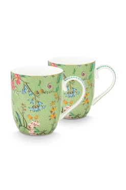Jolie Set/2 Mokken Klein Bloemen