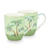 Jolie Set/2 Mokken Klein Gouden Stippen