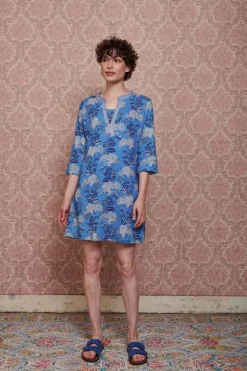 Jurk Flora Firenze Kobalt