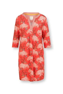 Jurk Flora Firenze Koraal