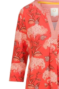 Jurk Flora Firenze Koraal