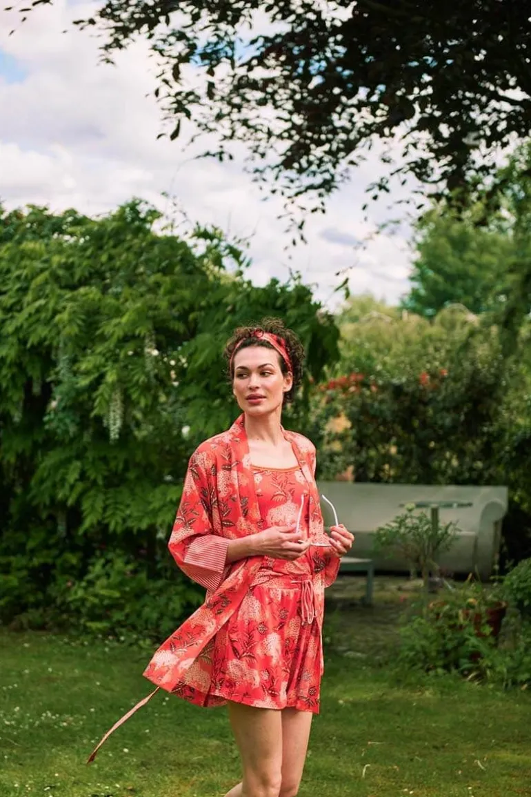 Kimono Flora Firenze Koraal