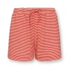 Korte Broek Little Sumo Stripe Koraal