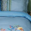 Kussensloop Flirting Birds Blauw