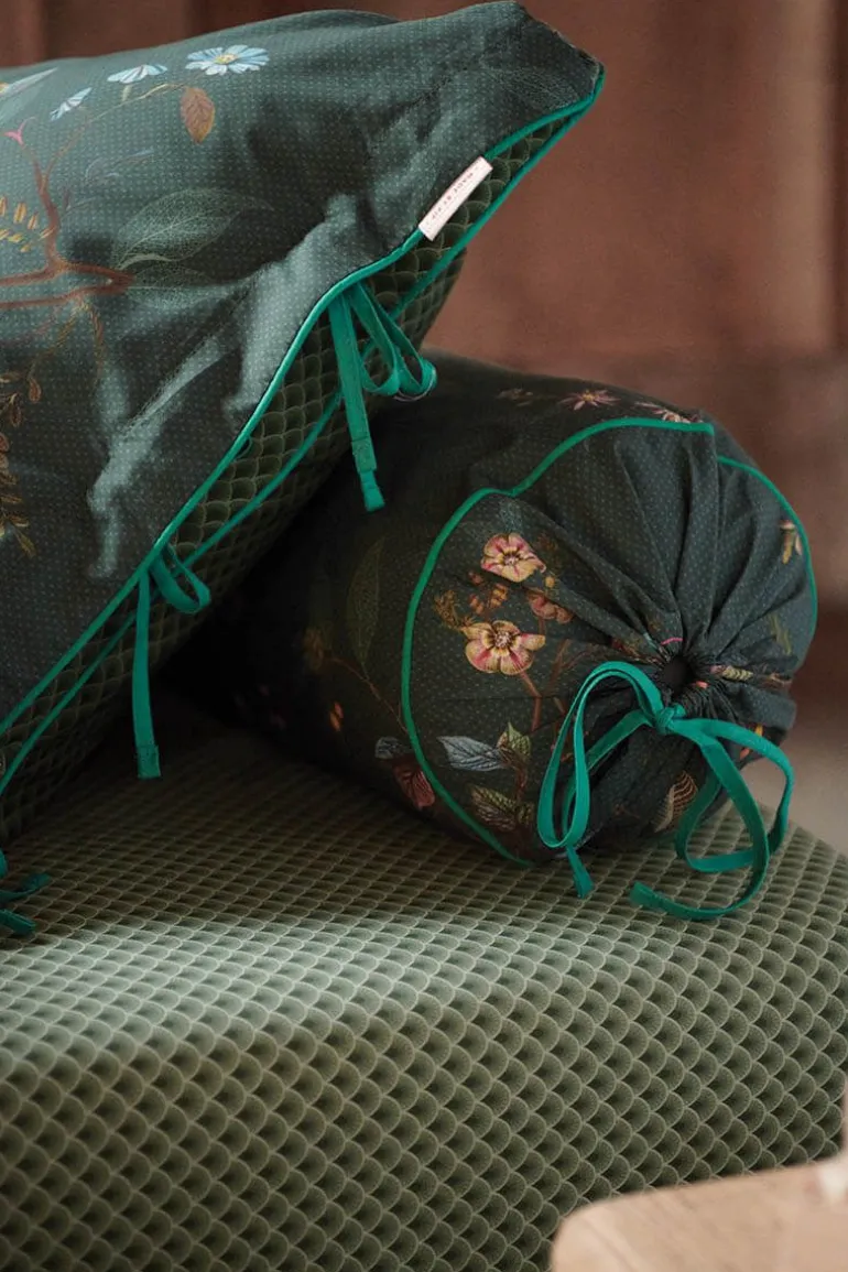 Kussensloop Kawai Flower Donker