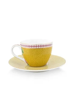 La Majorelle Espresso Kop & Schotel Geel